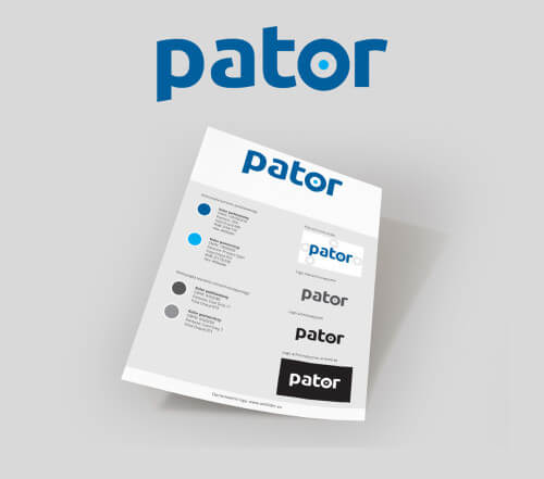Pator - projekt logo i identyfikacji wizualnej