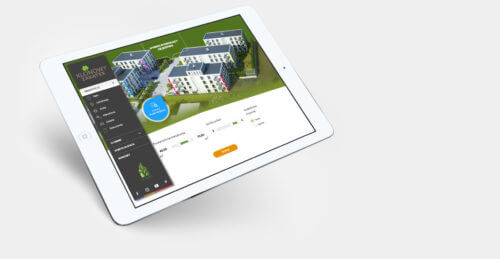 Albero Invest - projekt strony internetowej osiedla mieszkaniowego Klonowy Zakątek
