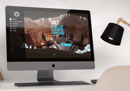Salt Cave - website concept with modern webdesign, parallax, fullscreen