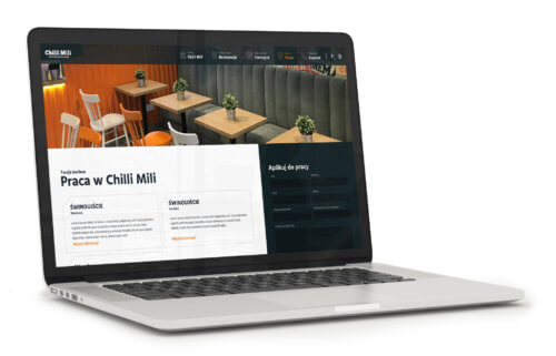 Chilli Mili - strona www dla sieci fast foodów