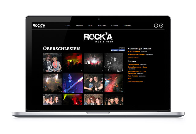 Nowa strona internetowa dla Rocka Club z Gliwic