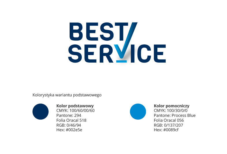 Best Service - specyfikacja logo