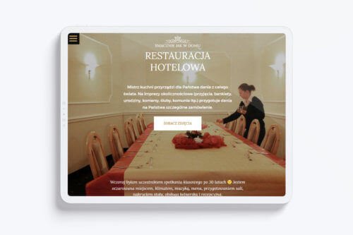 Hotel Royal Gliwice - zaprojektowaliśmy całkowicie nową, nowoczesną, unikatową strone internetową w oparicu o CMS WordPress dla hotelu z Gliwic